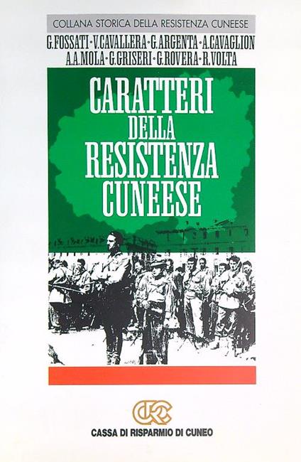 Caratteri della resistenza cuneese - copertina