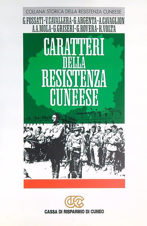 Caratteri della resistenza cuneese - copertina