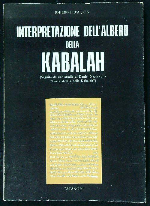 Interpretazione dell'albero della Kabalah
