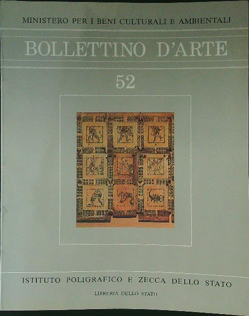 Bollettino d'arte 52 Serie VI 1988
