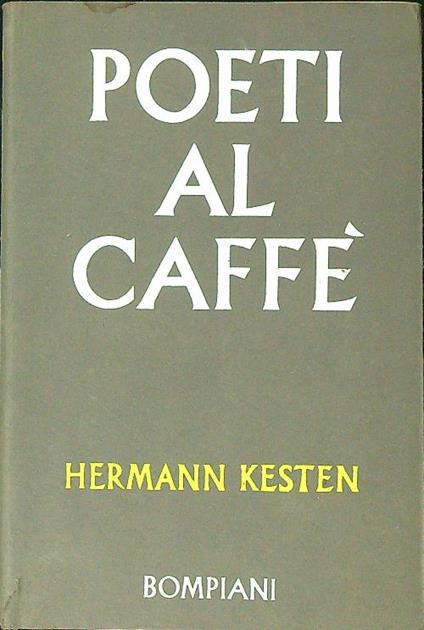 Poeti al caffè - Hermann Kesten - copertina