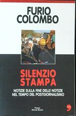 Silenzio stampa