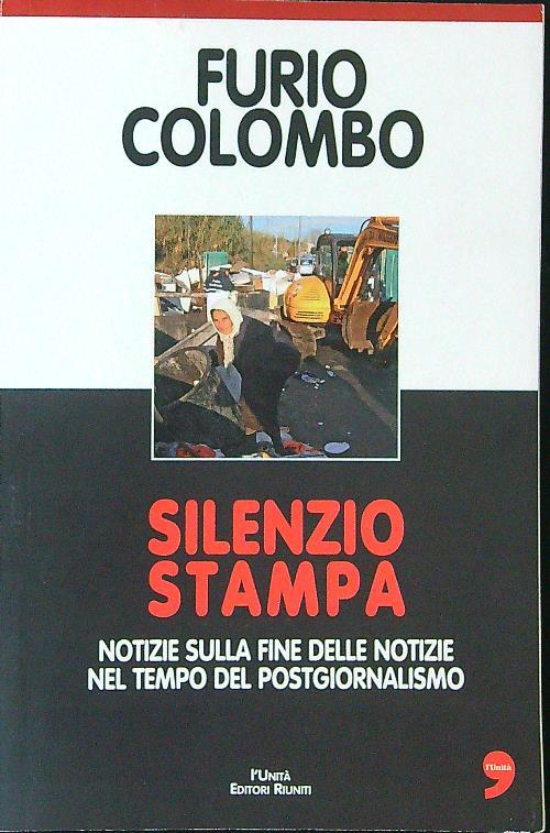 Silenzio stampa - Furio Colombo - copertina