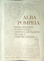 Alba Pompeia Anno XVI Fascicolo I - I Settembre 1995