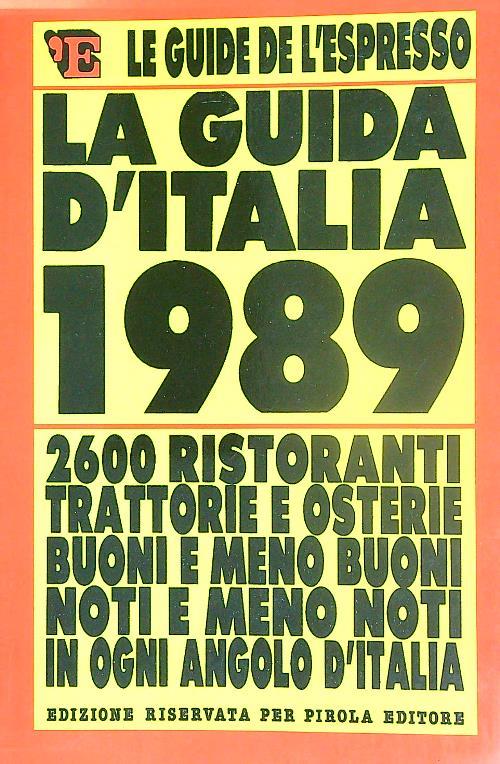 La guida d'Italia 1989