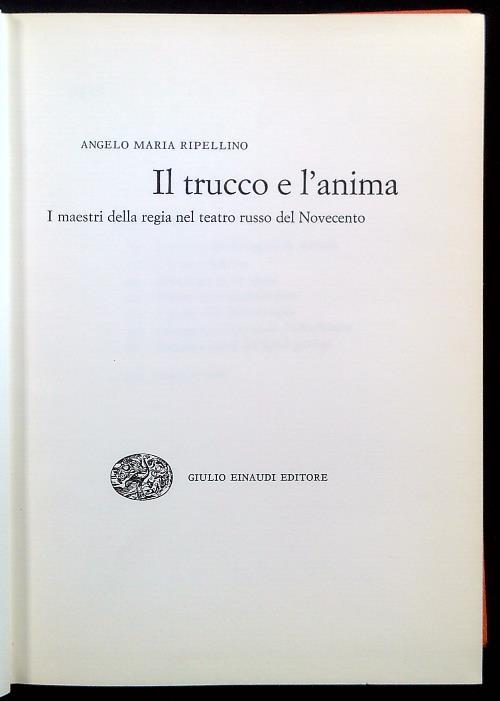 Il trucco e l'anima