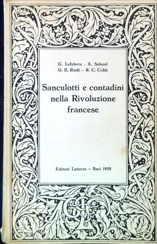 Sanculotti e contadini nella Rivoluzione francese