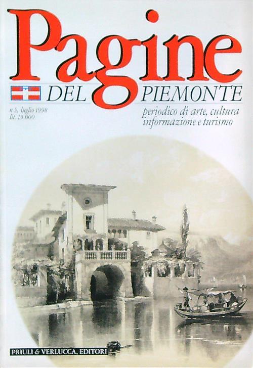 Pagine del Piemonte 5/ 1998 - copertina
