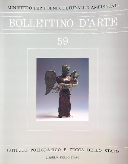 Bollettino d'arte 59/1990 - copertina