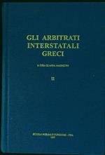 Gli arbitrati interstatali greci