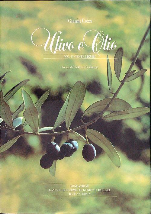Ulivo e olivo - Gianni Cozzi - copertina
