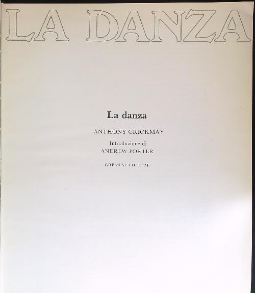 La  danza - Crickmay - copertina
