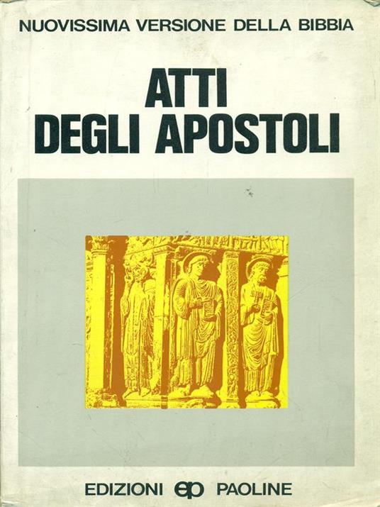 Atti degli apostoli - Carlo M. Martini - copertina