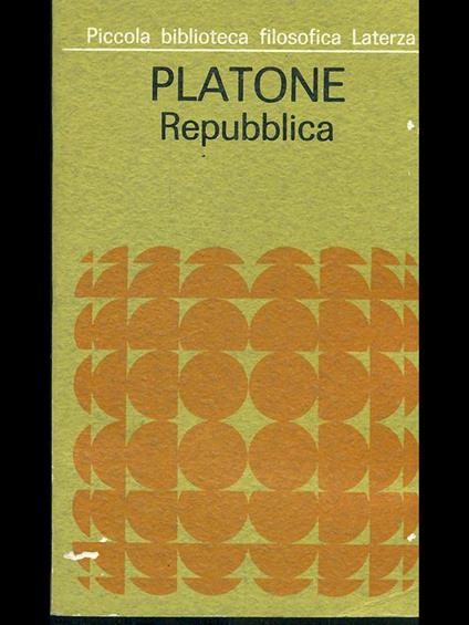 Repubblica - Platone - copertina