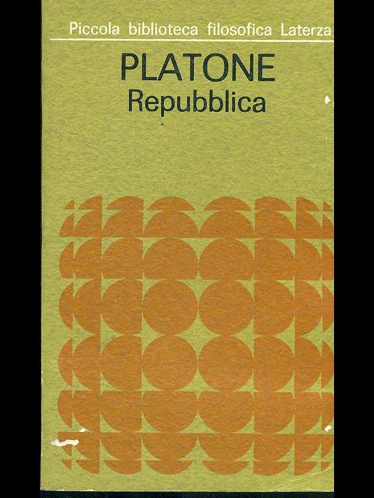 Repubblica - Platone - copertina