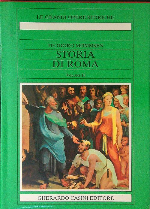Storia di Roma II - Teodoro Mommsen - copertina