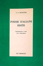 Poesie italiane edite