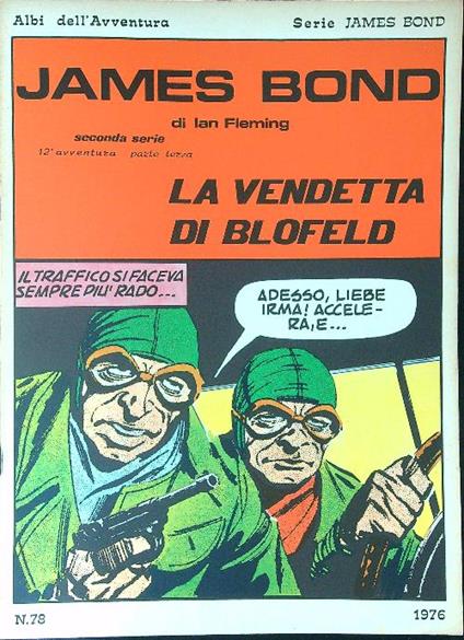 James Bond n 78 / 1976 - Ian Fleming - copertina