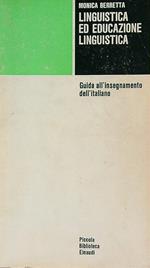 Linguistica ed educazione linguistica