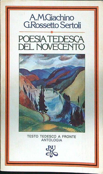 Poesia tedesca del novecento - copertina