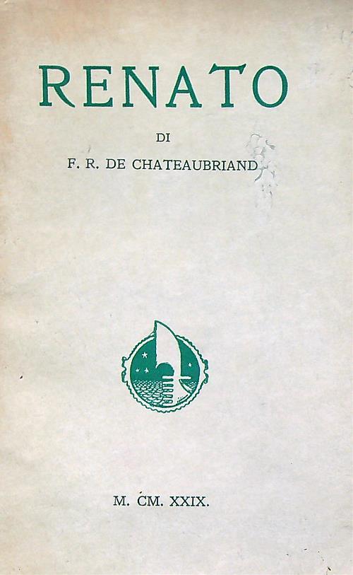 Renato - F.R. Chateaubriand - copertina
