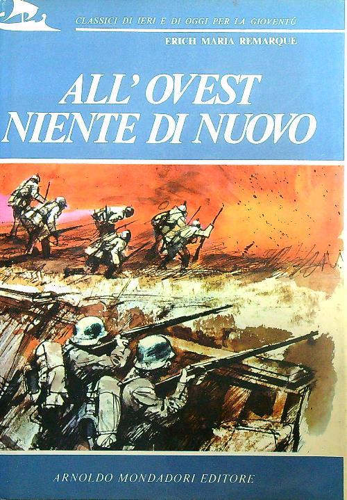 All'ovest niente di nuovo - Erich Maria Remarque - copertina