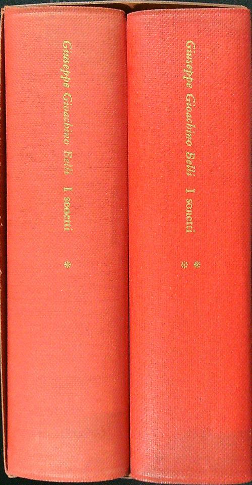 Sonetti 2vv - Giuseppe Gioacchino Belli - copertina