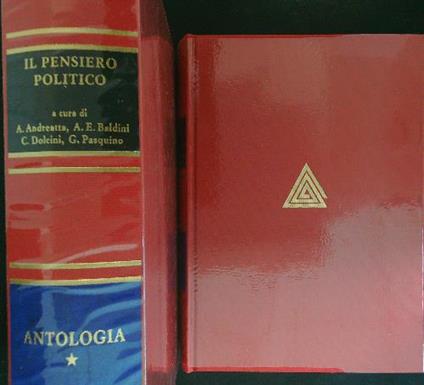 Il  pensiero politico Antologia 2 vv - aa.v.v - copertina
