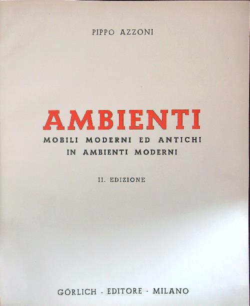 Ambienti  - Pippo Azzoni - copertina