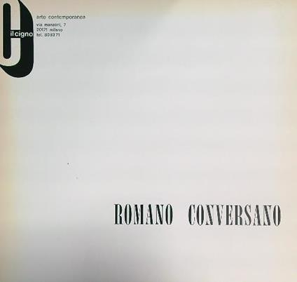 Romano Conversano 1970 - copertina