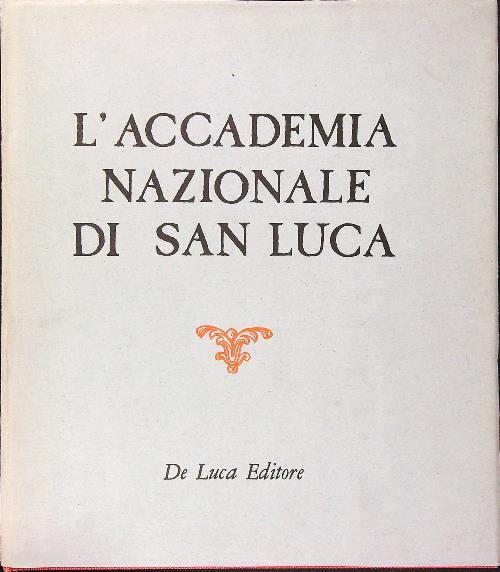 L' accademia nazionale di San Luca - copertina
