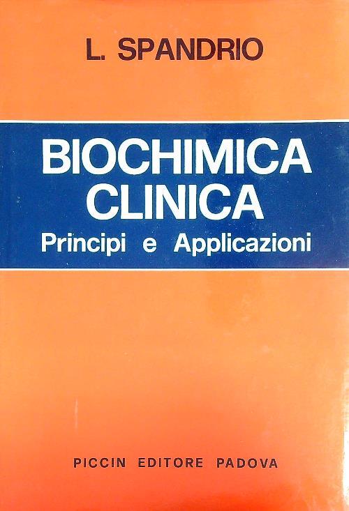 Biochimica clinica - Luigi Spandrio - copertina