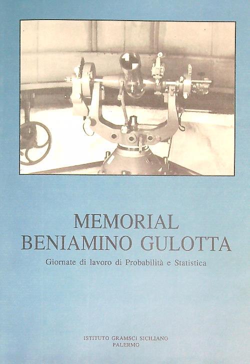Atti del Memorial Beniamino Gulotta - copertina