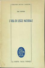 L' idea di legge naturale