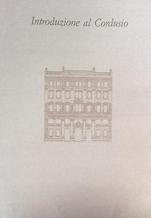Introduzione al Cordusio - Vanni Scheiwiller - copertina