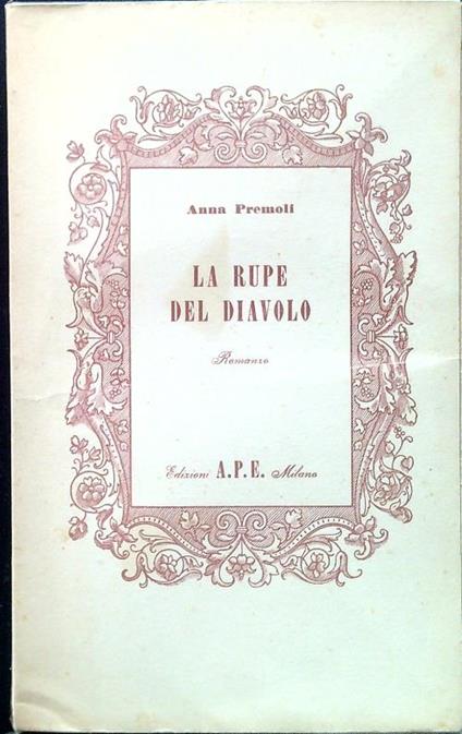 La rupe del diavolo - Anna Premoli - copertina