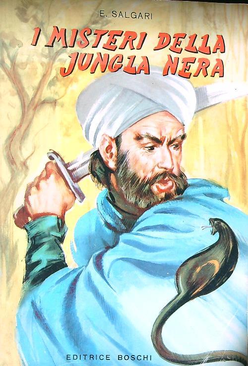 I misteri della Jungla nera - Emilio Salgari - copertina
