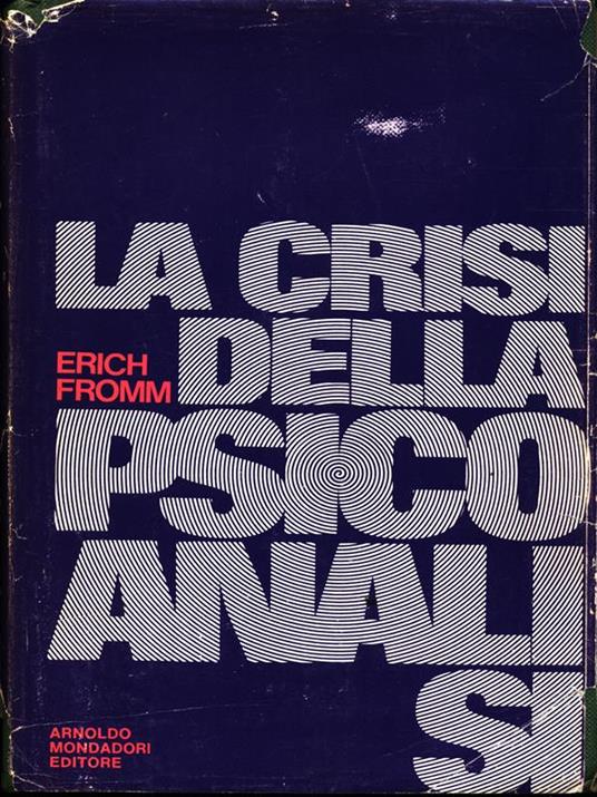 La crisi della psicoanalisi - Erich Fromm - copertina