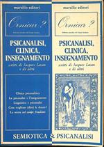 Psicanalisi, clinica, insegnamento