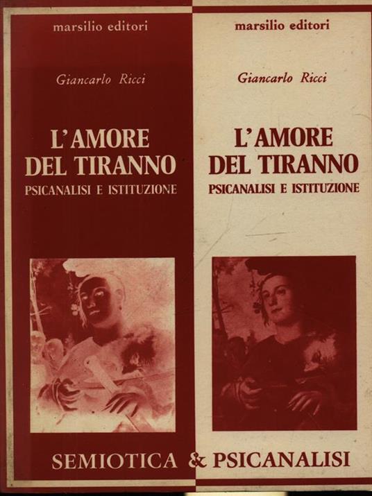 L' amore del tiranno - giancarlo Ricci - copertina