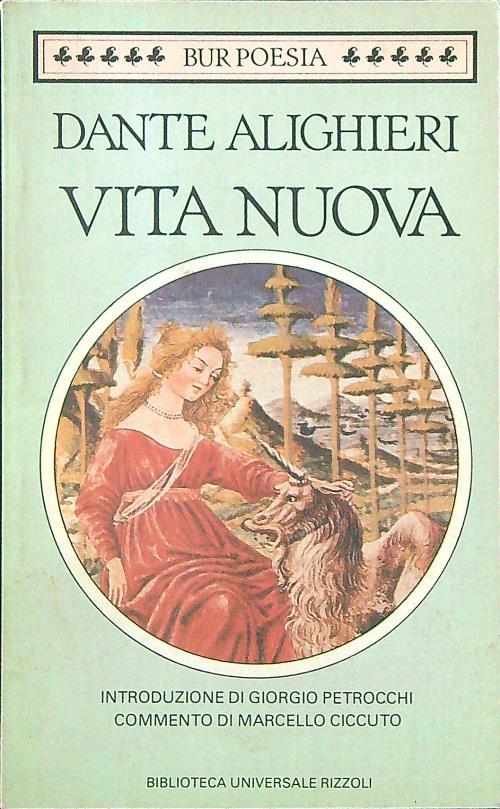 Vita nuova - Dante Alighieri - copertina