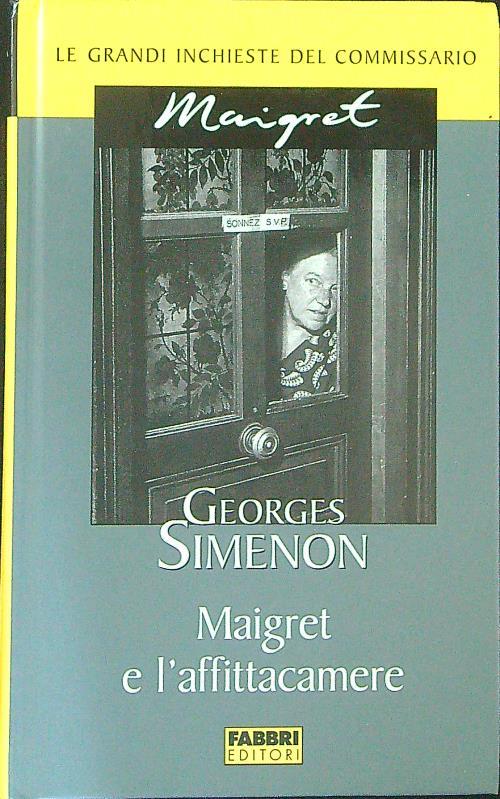 Maigret e l'affittacamere - Georges Simenon - copertina