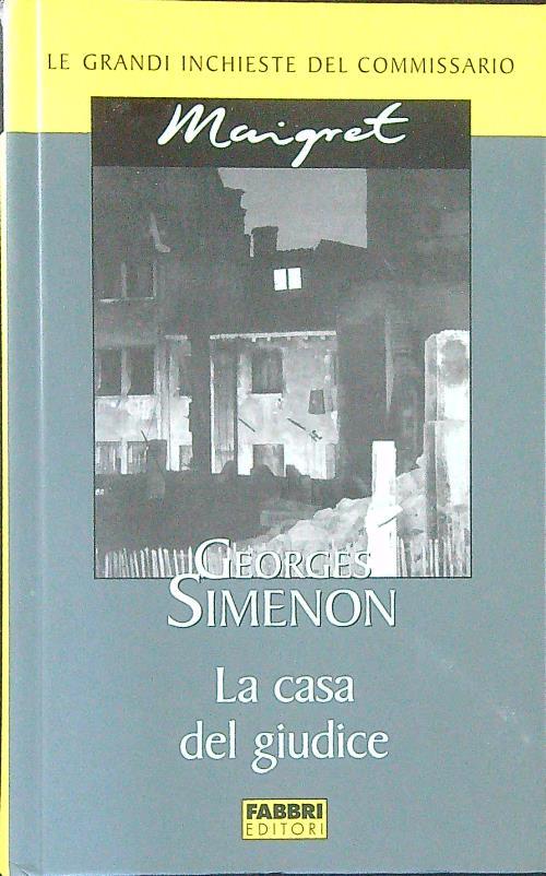 La  casa del giudice - Georges Simenon - copertina