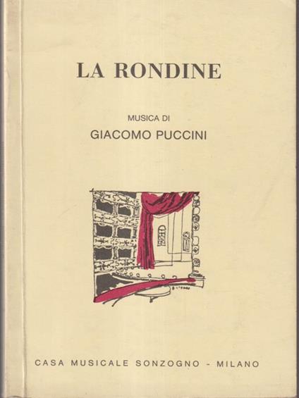 La rondine - Giacomo Puccini - copertina