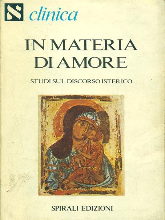 In materia di amore - copertina