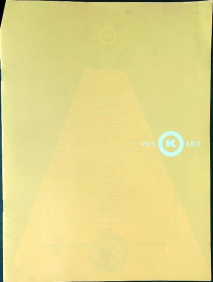 Vulkano 00 Giallo Settembre 1998 - copertina