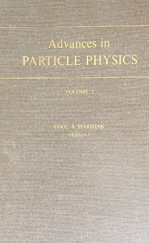 Advances in Particle Physics. Vol 2 - R.L. Cool - copertina