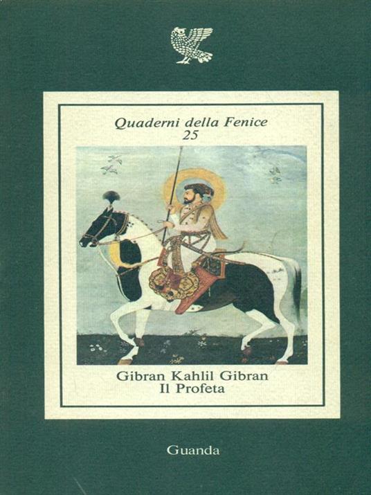 Il  profeta - Kahlil Gibran Gibran - copertina