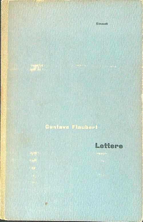 Lettere - Gustave Flaubert - copertina