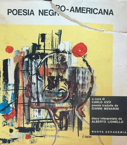 Poesia negro americana - Carlo Izzo - copertina